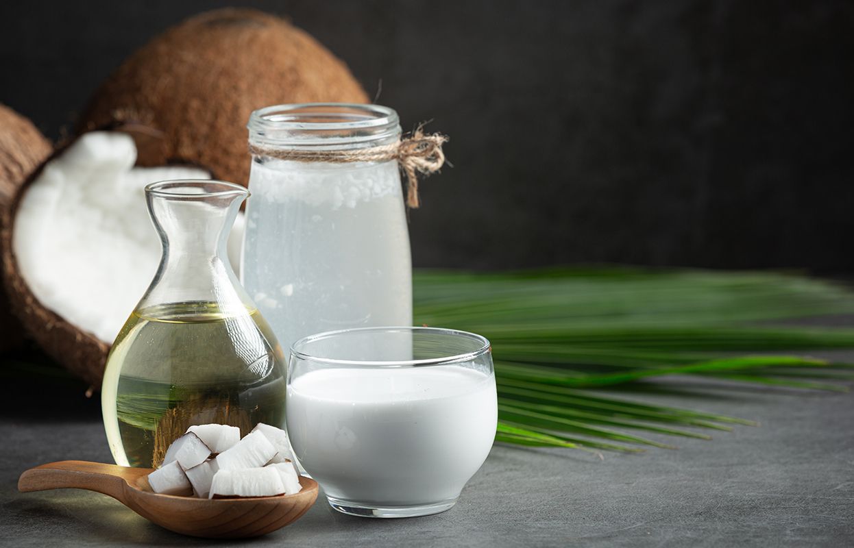 Coconut-based hair Oil, Coconut Milk